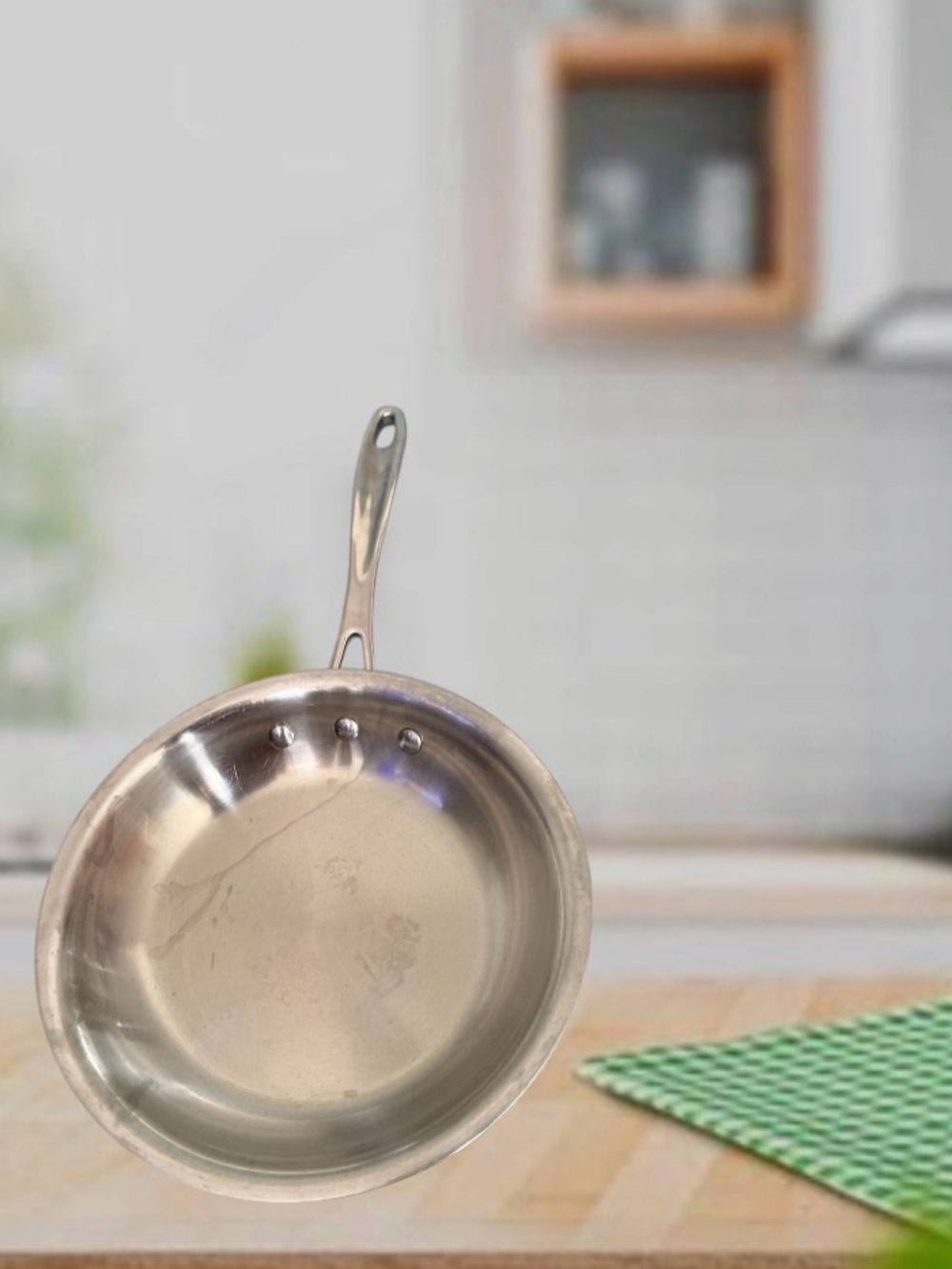 Calphalon 8 Inch Skillet Stainless Steel Frying Pan 3-Ply